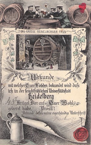 Diverses Heidelberg - 1908
