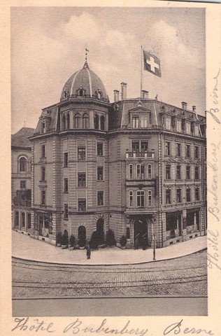 1914 - Hotel Bubenberg