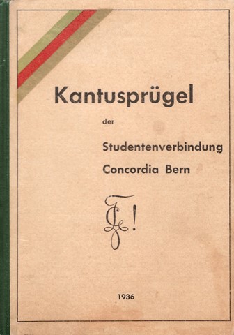 Concordia Bern - 1936 - Roth v/o Specht Bertholdia -  (nicht mehr verfügbar)