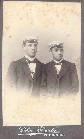 1900 - Die beiden Schweizer Müller & v. Tobel i/l Roloff